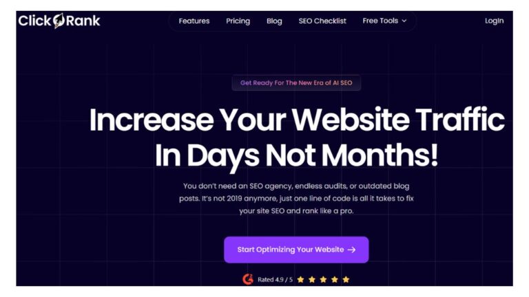 ClickRank Lifetime deal
