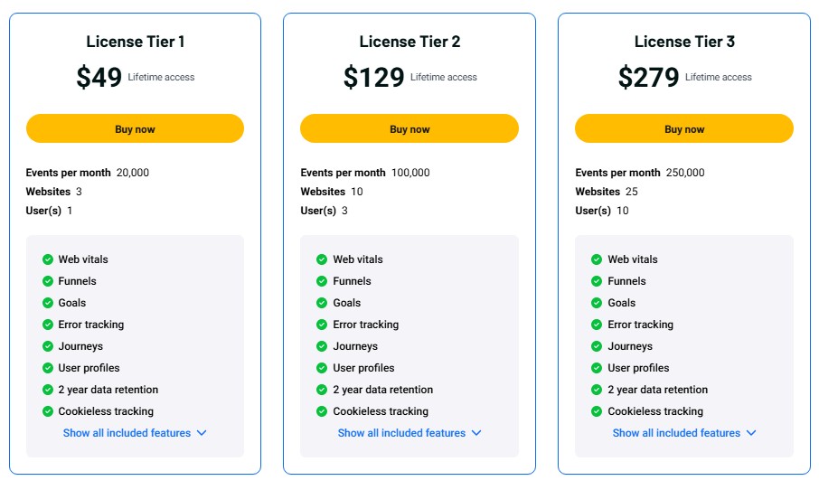 rybbit lifetime deal